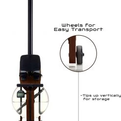 WaterRower Residential Water Rower A1 Studio Rose Rowing Machine With S4 Monitor