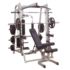 Body Solid GS348QP4 Series 7 Smith Machine Complete Package