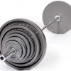 Troy Barbell Troy 300lb GRAY Olympic Set W/ Chrome Bar